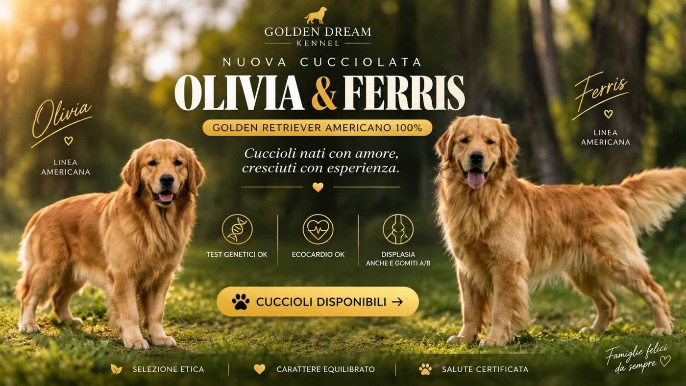 Olivia e Ferris, i genitori della cucciolata